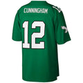 P.Eagles #12 Randall Cunningham Kelly Green Big & Tall 1990 Retired Player Replica Jersey Stitched American Football Jerseys