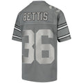 P.Steelers #36 Jerome Bettis Charcoal 1996 Retired Player Metal Replica Jersey Stitched American Football Jerseys