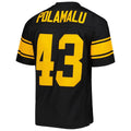 P.Steelers #43 Troy Polamalu Black Alternate 2008 Legacy Replica Jersey Stitched American Football Jerseys