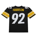 P.Steelers #92 James Harrison Black Legacy Replica American Football Jerseys