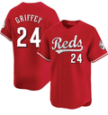 Cincinnati Reds #24 Ken Griffey Jr Red Alt Limited Stitched Baseball Jersey