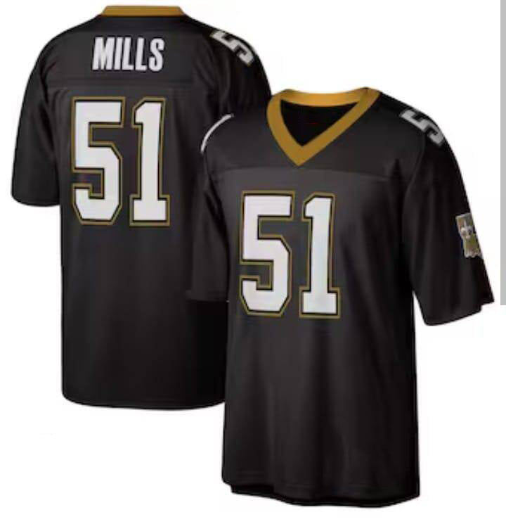 NO.Saints #51 Sam Mills Legacy Stitched American Football Jersey