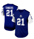 D.Cowboys #21 Deion Sanders Navy 1995 Legacy Replica Stitched American Football Jerseys