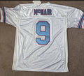 T.Oilers #9 Steve McNair 1997 Game-Worn White Stitched American Football Jerseys