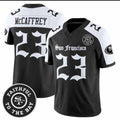 SF.49ers #23 Christian McCaffrey Black Limited Jersey - All Stitched American Football Jerseys