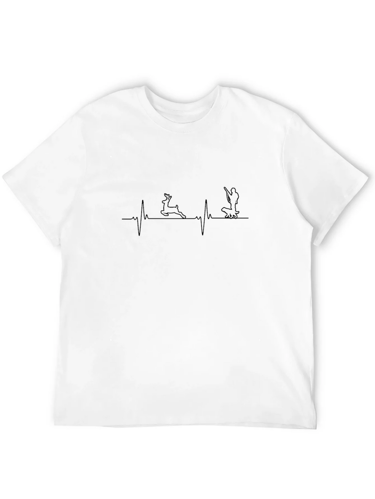 Hunter Heartbeat T-Shirt - Deer Hunting Tee