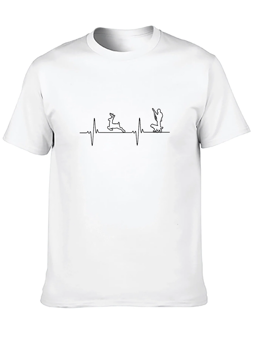 Hunter Heartbeat T-Shirt - Deer Hunting Tee