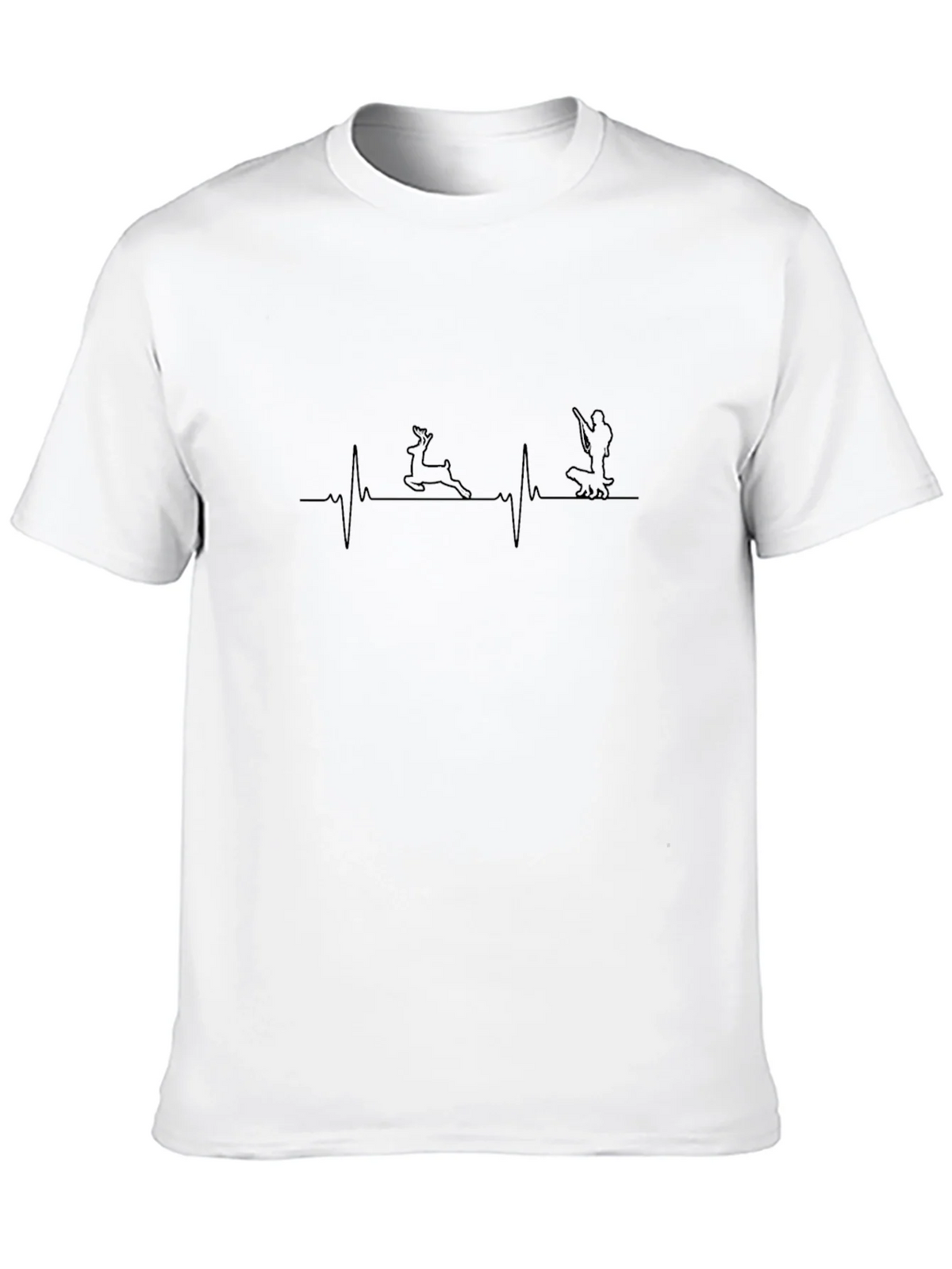 Hunter Heartbeat T-Shirt - Deer Hunting Tee