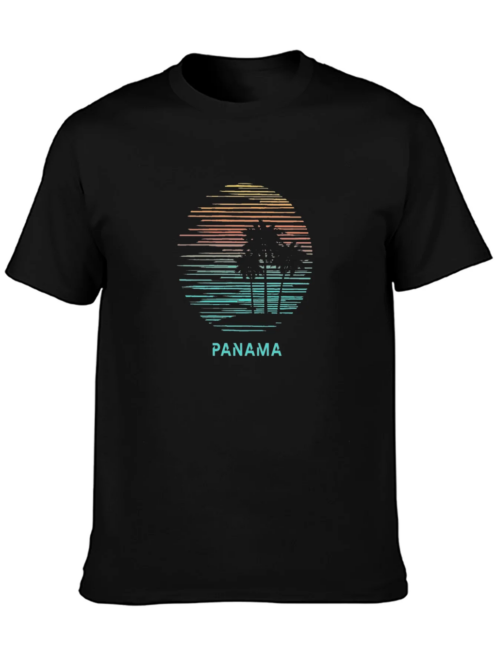 Retro Panama Palm Tree T-Shirt