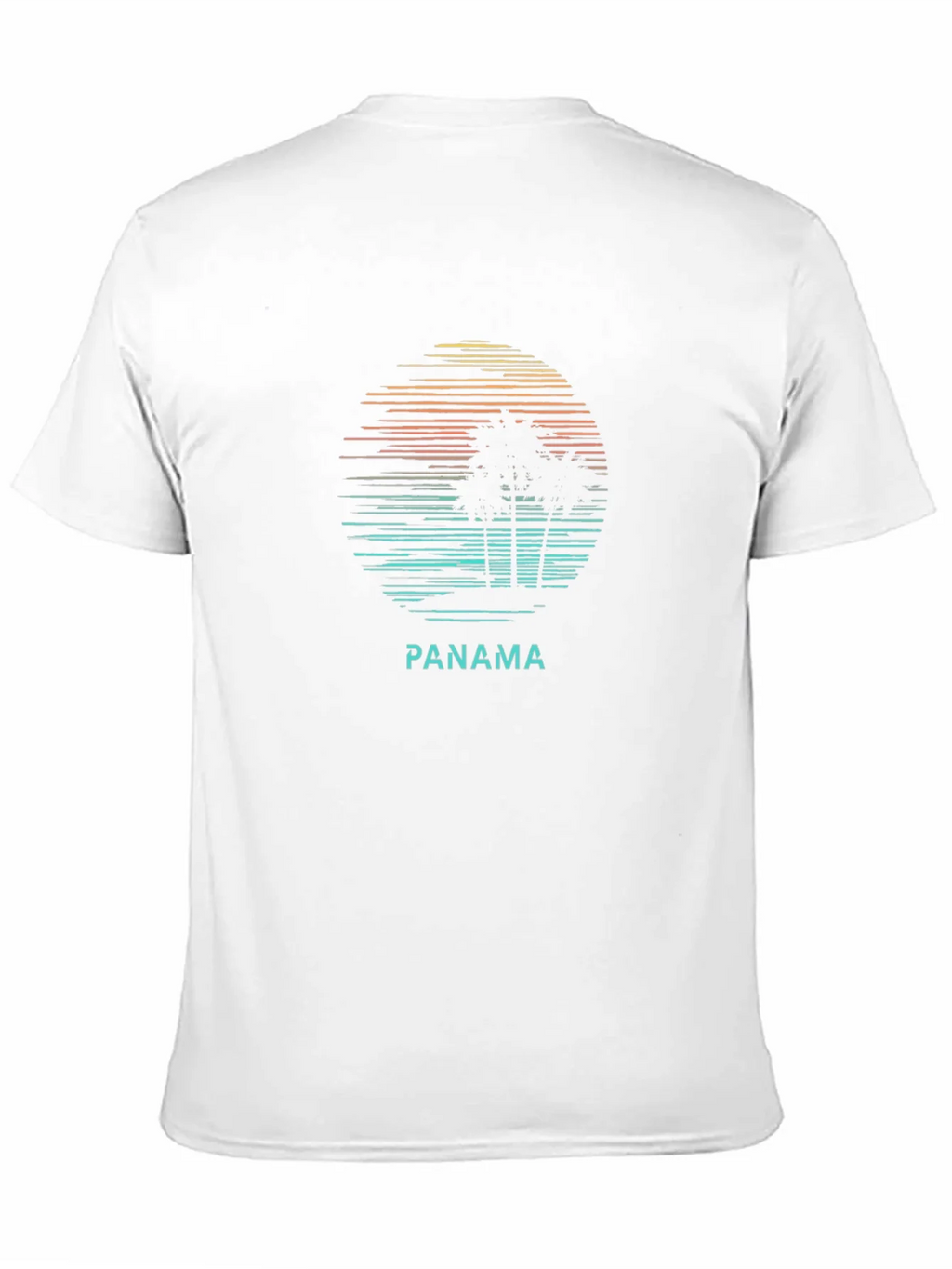 Retro Panama Palm Tree T-Shirt