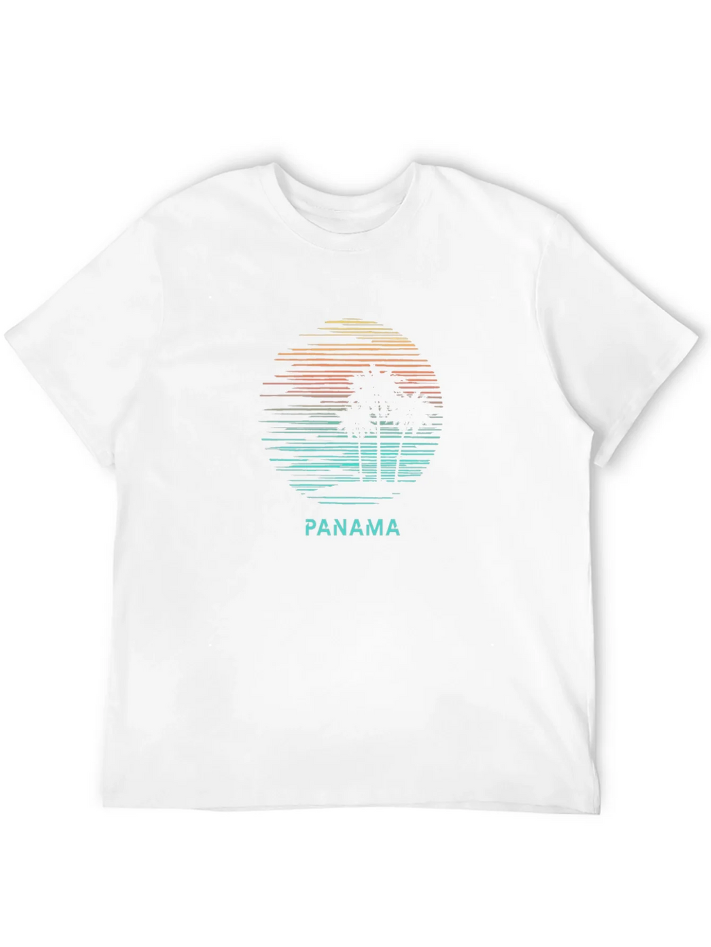 Retro Panama Palm Tree T-Shirt