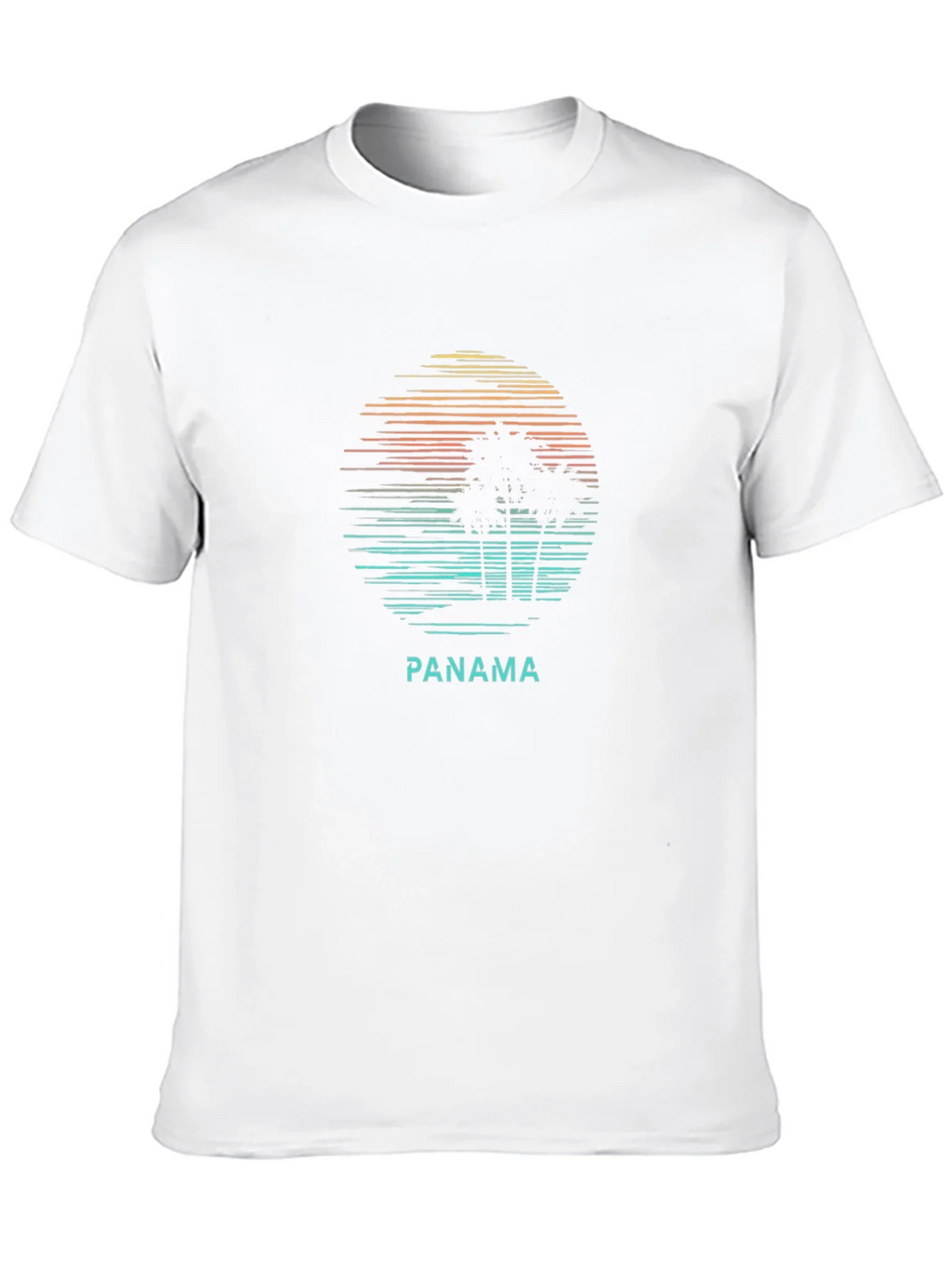 Retro Panama Palm Tree T-Shirt