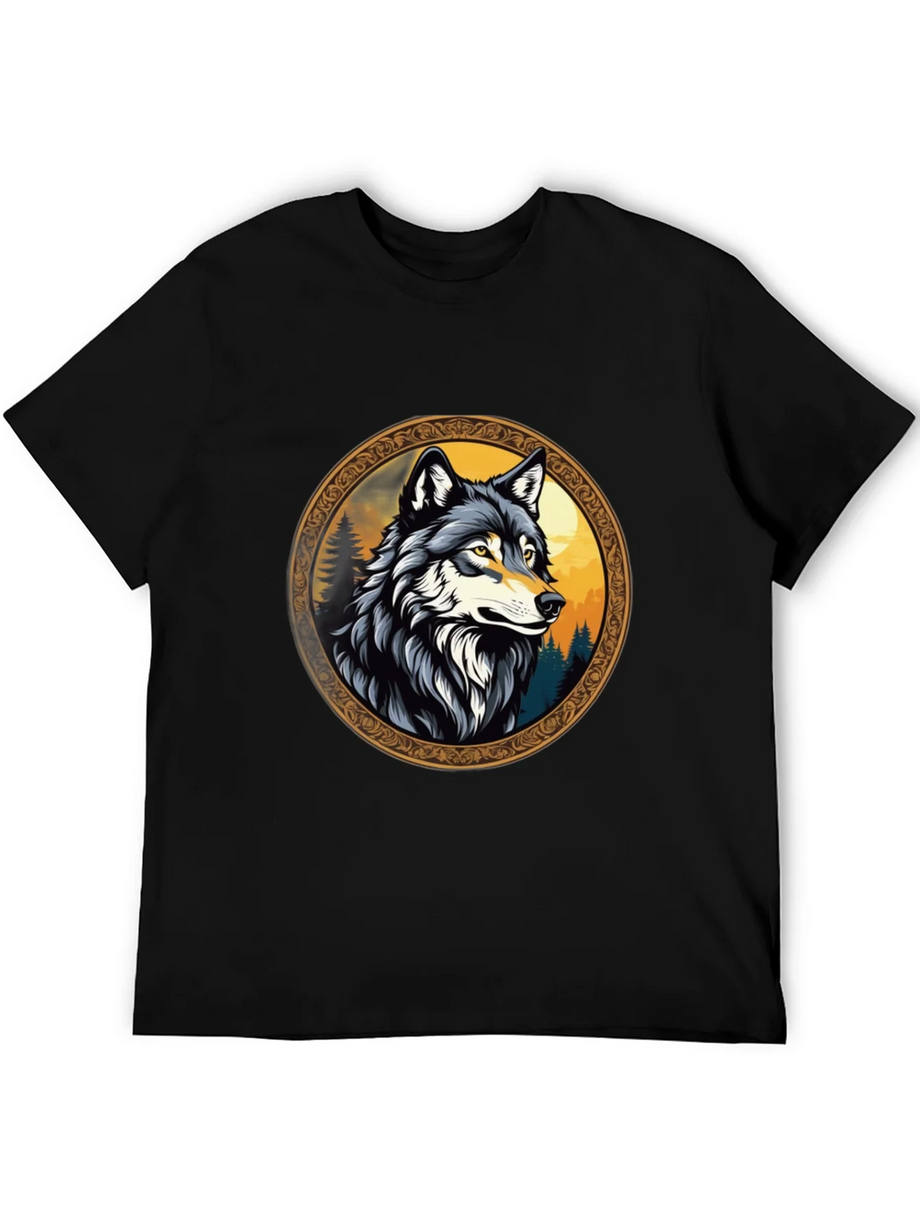 Wolf Graphic Tee - Wildlife Design
