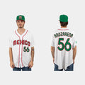 #56 RANDY AROZARENA MEXICO BASEBALL 2023 WORLD BASEBALL CLASSIC JERSEYC WHITE Stitches Baseball Jerseys