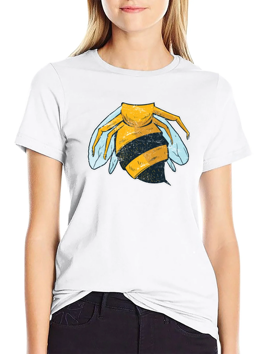 Cool Bee Graphic T-Shirt - Black Cotton Tee