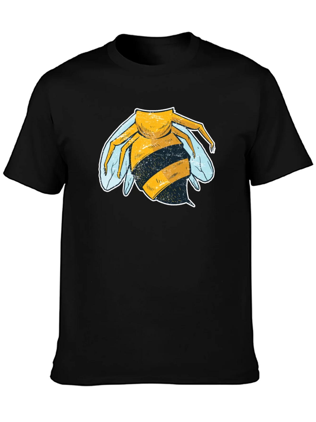 Cool Bee Graphic T-Shirt - Black Cotton Tee