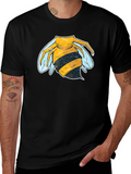 Cool Bee Graphic T-Shirt - Black Cotton Tee