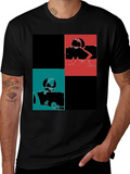 Modern Graphic Block Tee