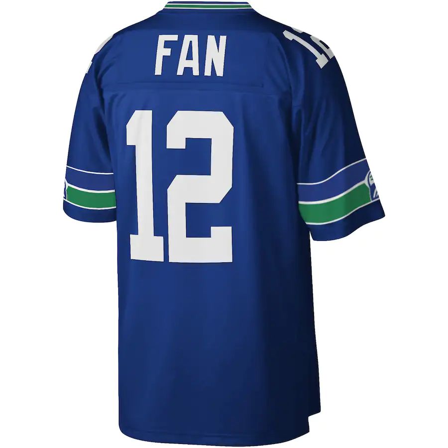 S.Seahawks #12 FAN 12s Royal Legacy Replica Jersey Stitched American Football Jerseys