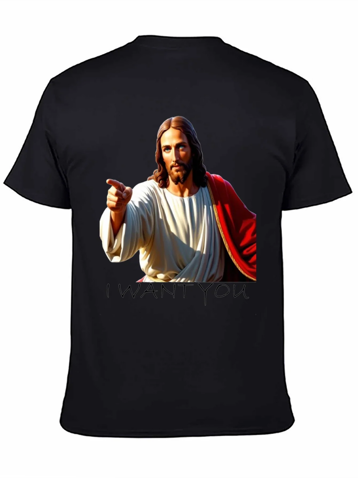 Jesus I Want You Black T-Shirt