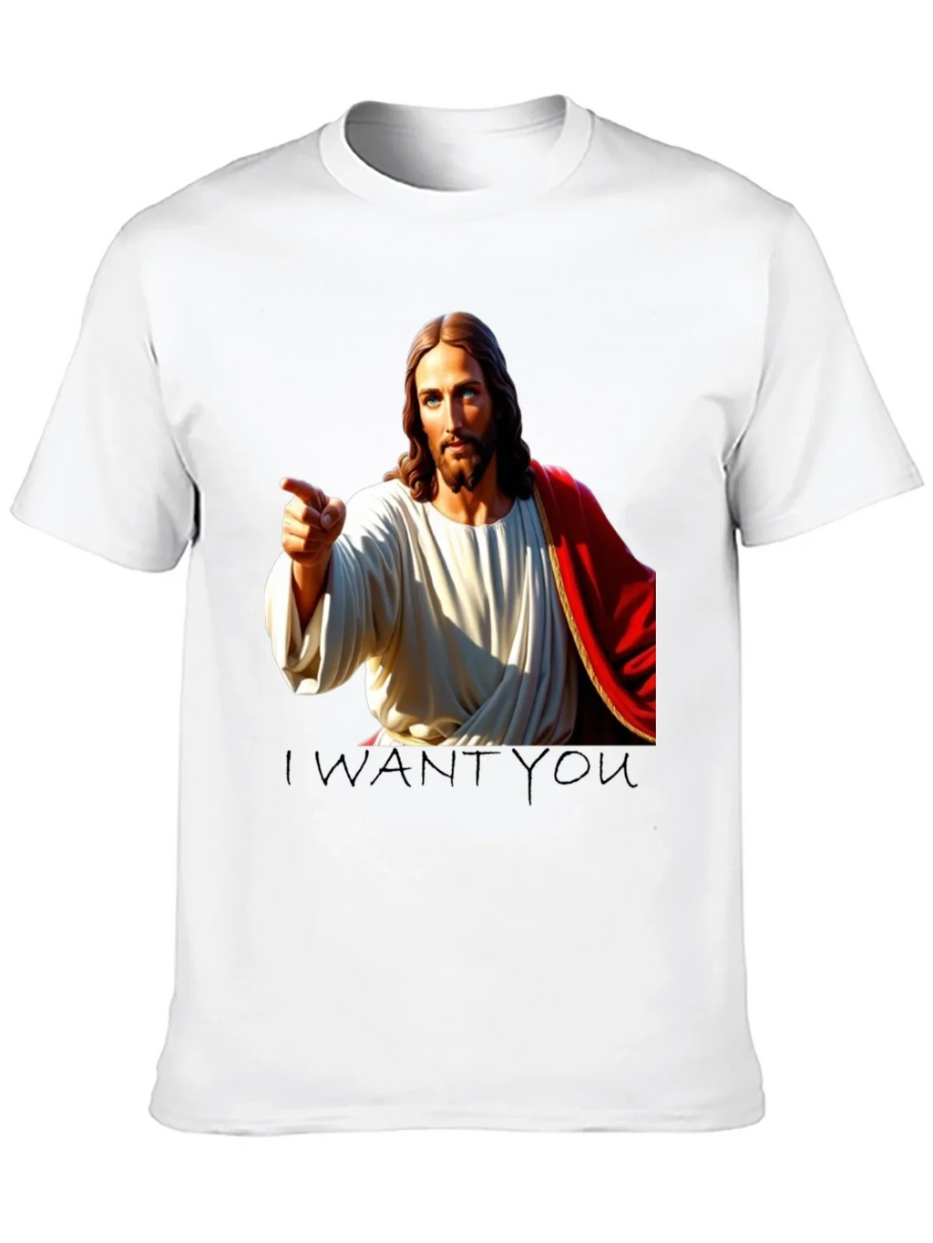 Jesus I Want You Black T-Shirt