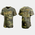 #37 STEPHEN STRASBURG WASHINGTON NATIONALS 2022 ARMED FORCES DAY AUTHENTIC JERSEYC CAMO Baseball Jerseys