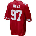 SF.49ers #97 Joe Montana Scarlet 1990 Legacy Retired Player Jersey Stitched American Football Jerseys