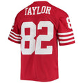 SF.49ers #82 John Taylor Scarlet 1990 Legacy Replica Jersey Stitched American Football Jerseys