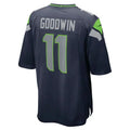 S.Seahawks #11 Marquise Goodwin College Navy Home Game Player Jersey Stitched American Football Jerseys