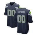 Custom S.Seahawks College Navy Game Jersey American Jerseys Stitched Football Jerseys