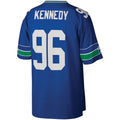 S.Seahawks #96 Cortez Kennedy Legacy Replica Jersey - Royal Stitched American Football Jerseys