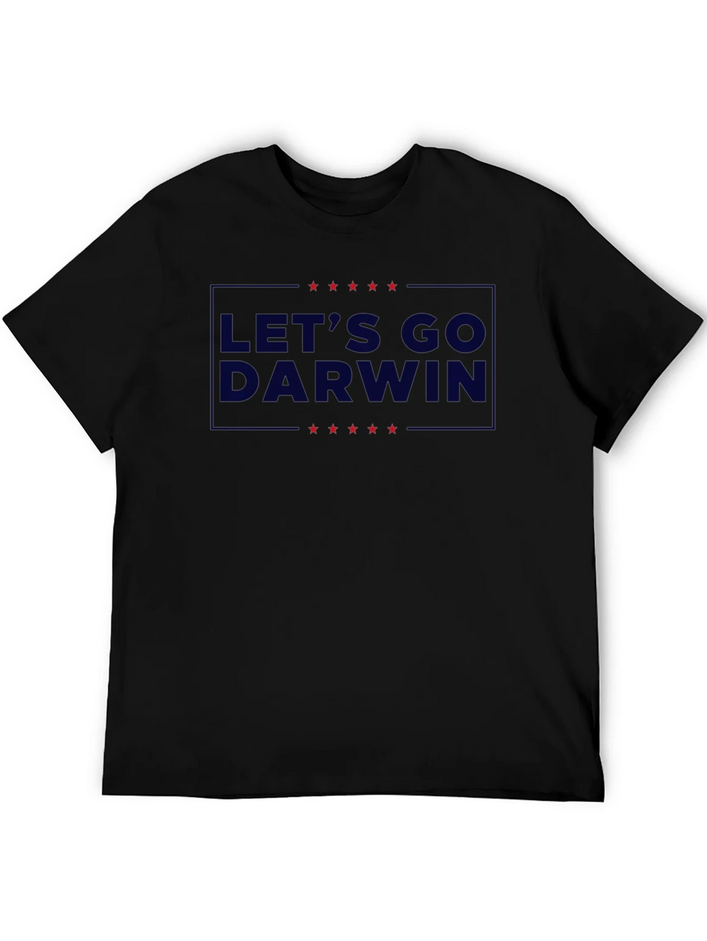 Lets Go Darwin Graphic Tee - Black Crew Neck