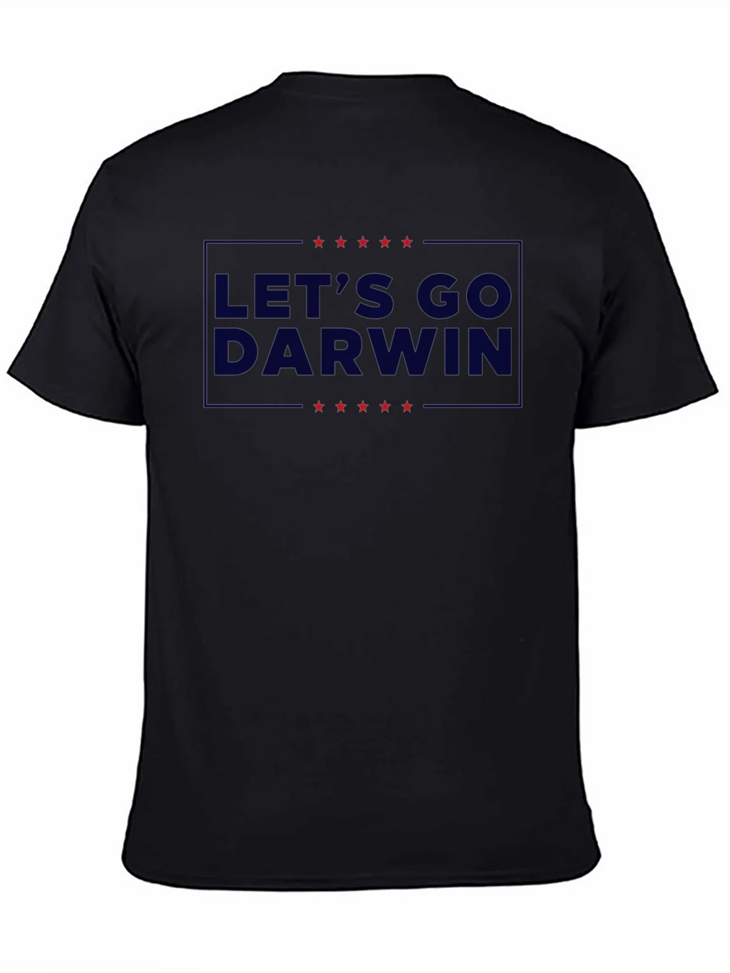 Lets Go Darwin Graphic Tee - Black Crew Neck
