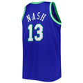 D.Mavericks #13 Steve Nash Big & Tall Hardwood Classics 1998-99 Swingman Jersey Blue Stitched American Basketball Jersey