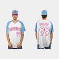 #99 TAIJUAN WALKER MEXICO BASEBALL 2023 WORLD BASEBALL CLASSIC JERSEY C WHITE BLUE Stitches Baseball Jerseys