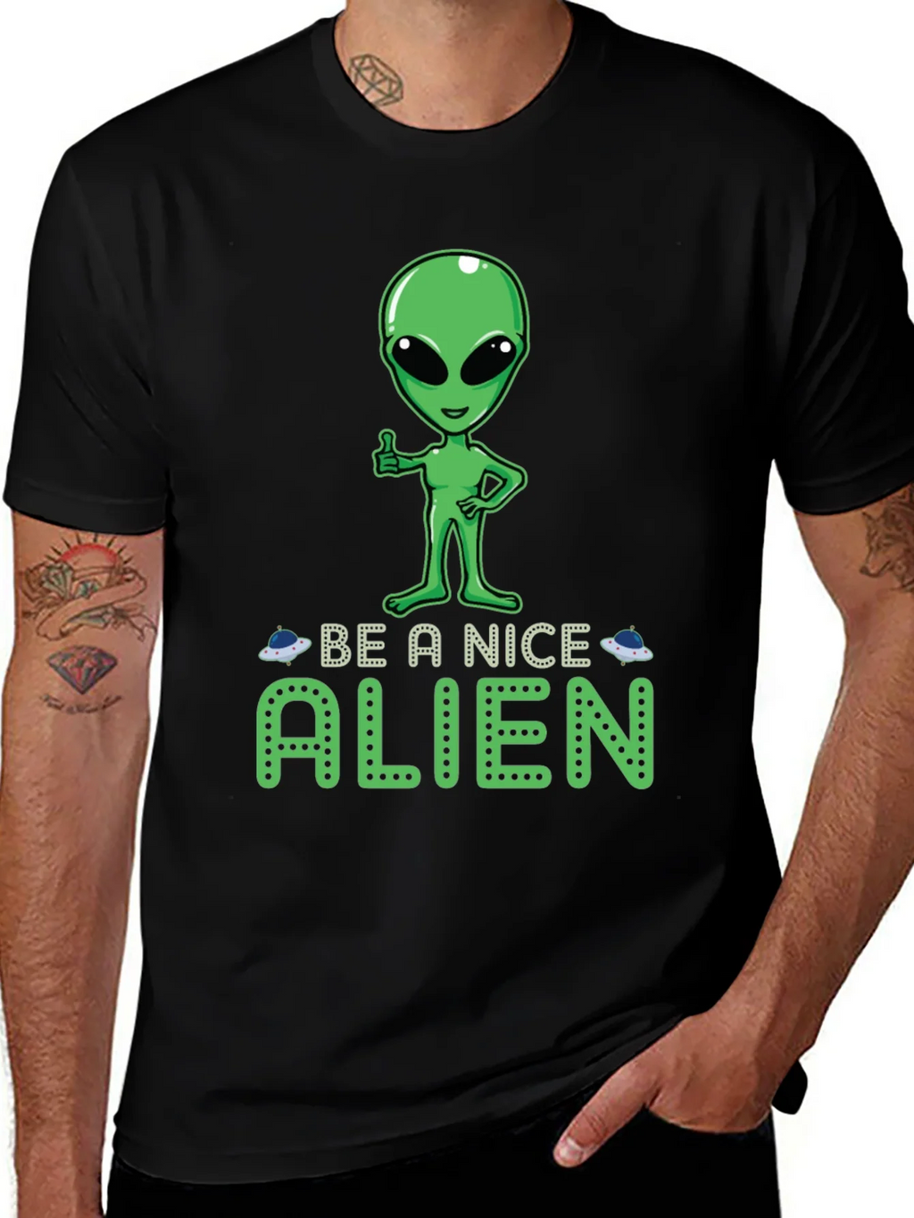 Be A Nice Alien Graphic Tee