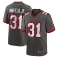TB.Buccaneers #31 Antoine Winfield Jr. Player Pewter Game Football Jerseys