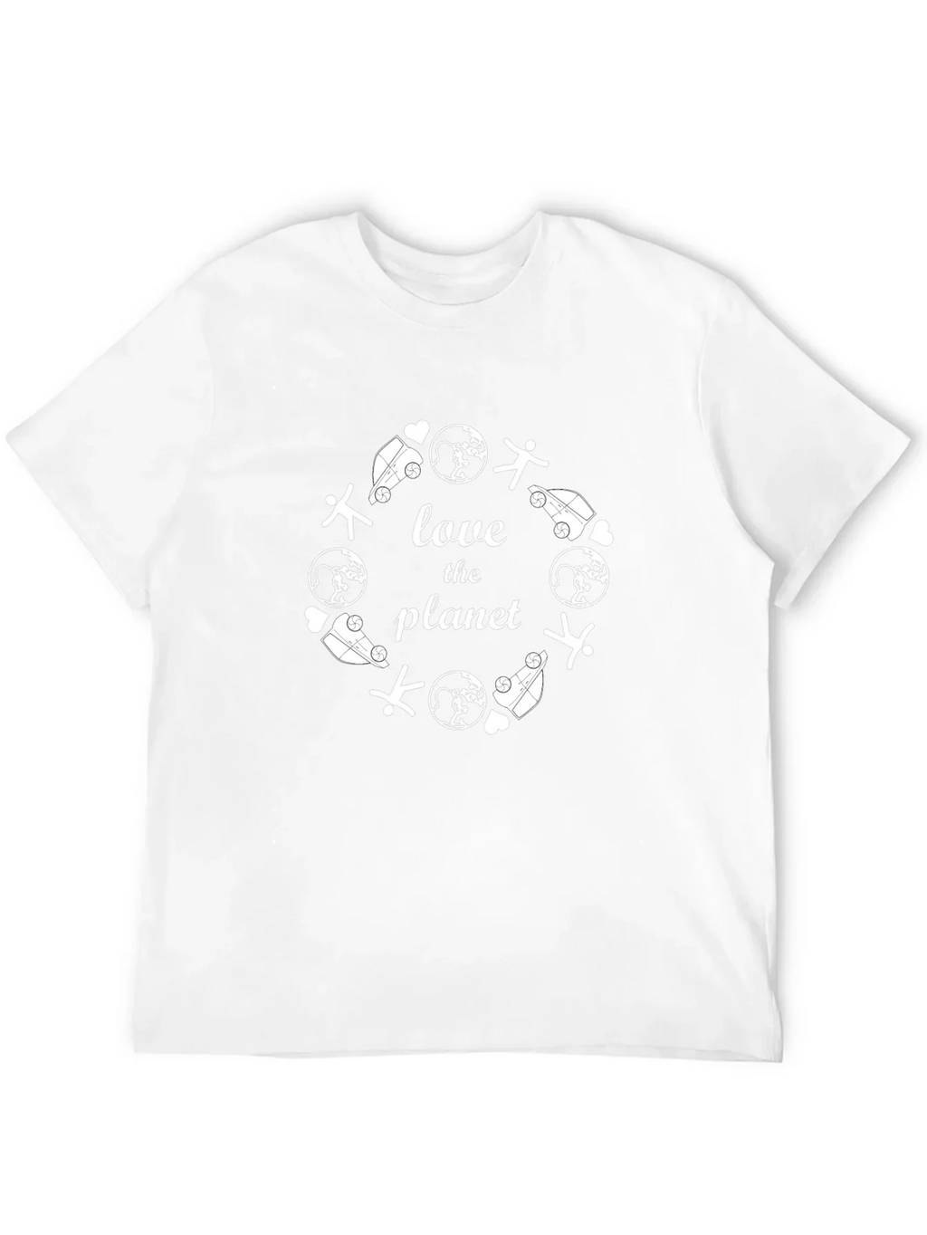 Love The Planet Graphic Tee - Eco Friendly Shirt