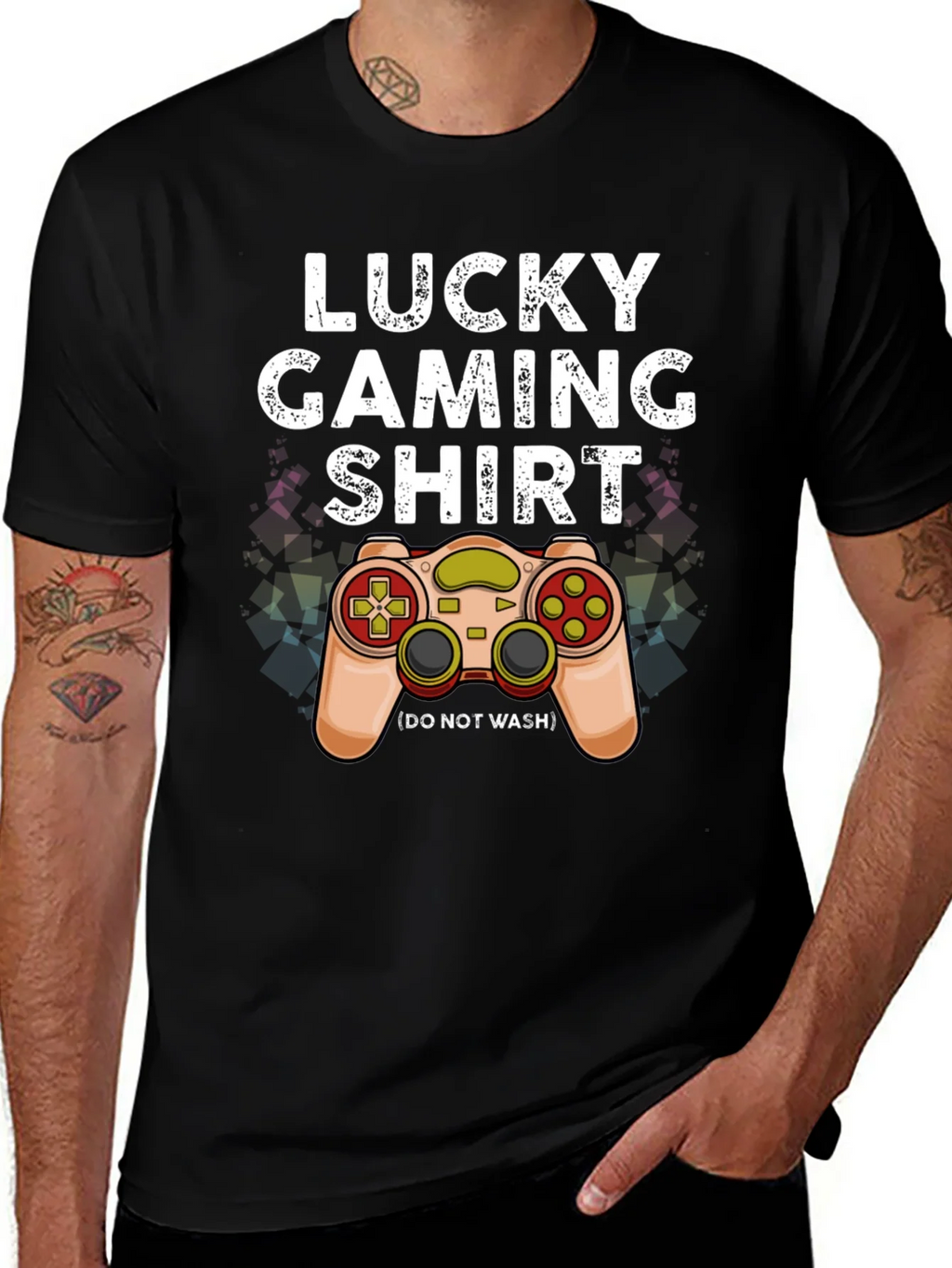 Lucky Gaming Shirt - Dont Wash Gamer Tee