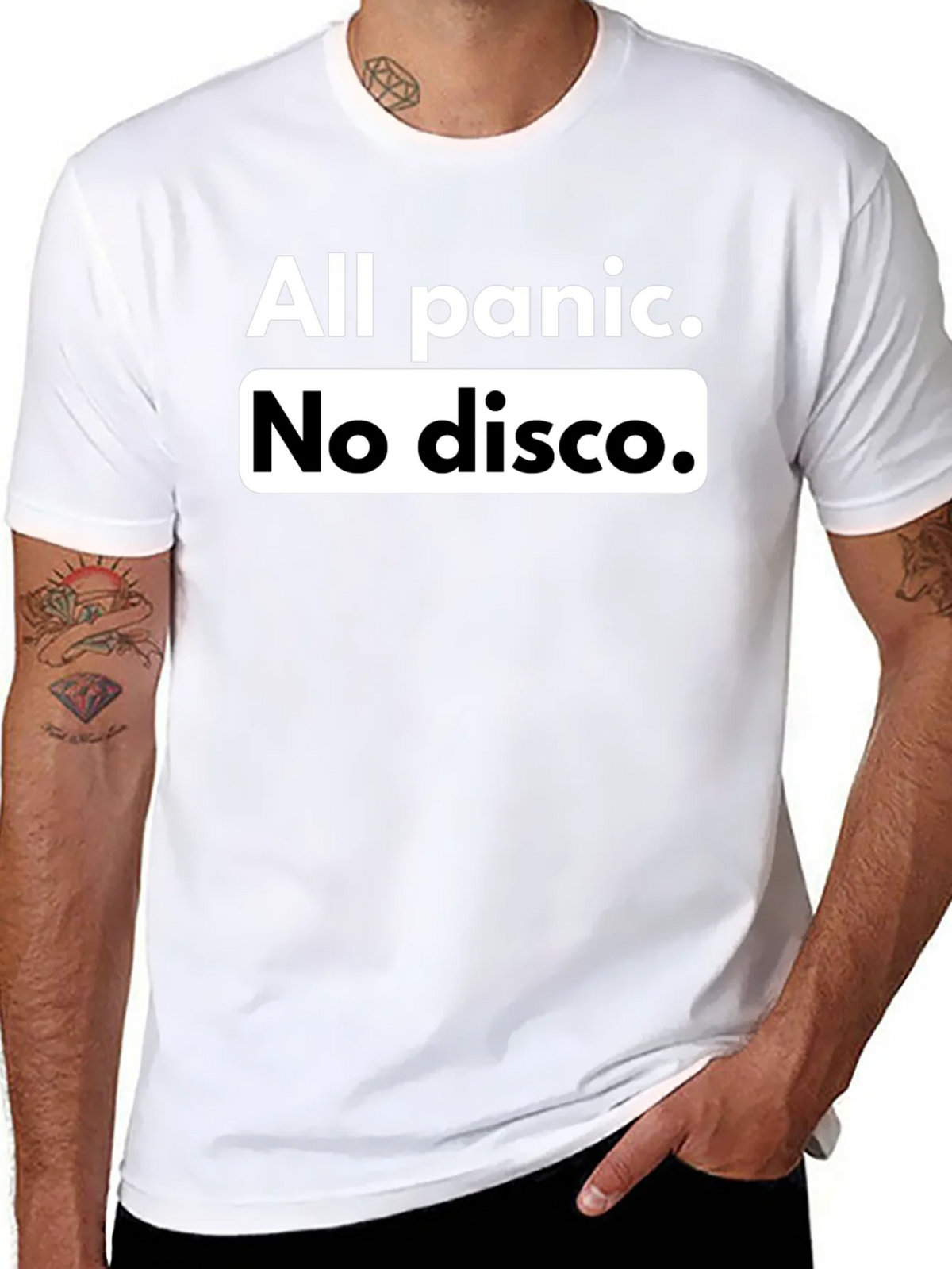 All Panic No Disco Graphic Tee