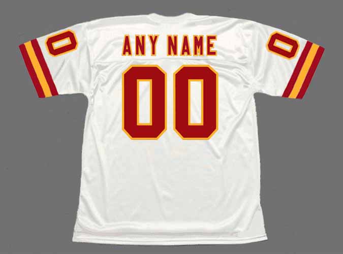 Custom KC.Chiefs Throwback Collection White Stitched American Football Jerseys