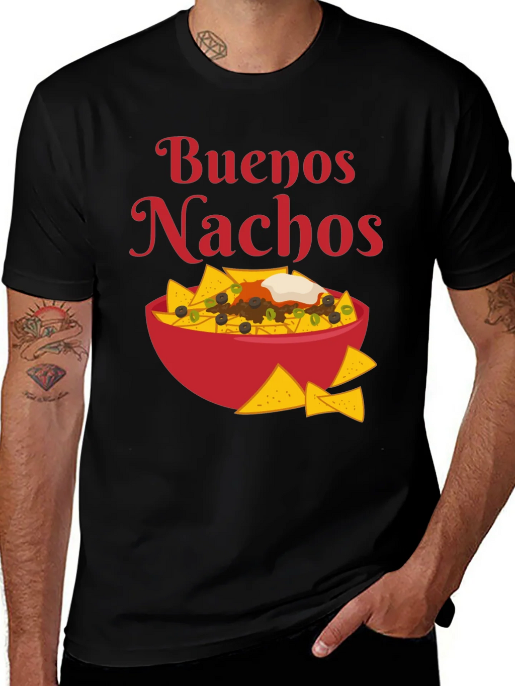 Buenos Nachos Graphic T-Shirt - Foodie Apparel