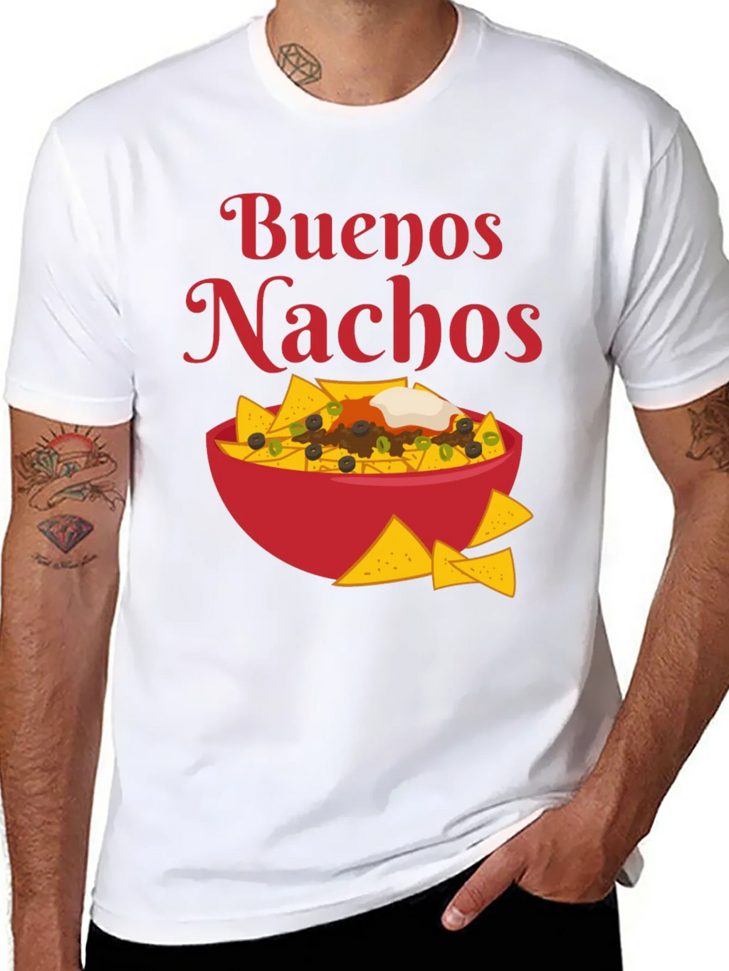 Buenos Nachos Graphic T-Shirt - Foodie Apparel