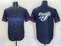 Toronto Blue Jays Team Big Logo Navy 2024 City Connect Limited Stitched Baseball Jersey