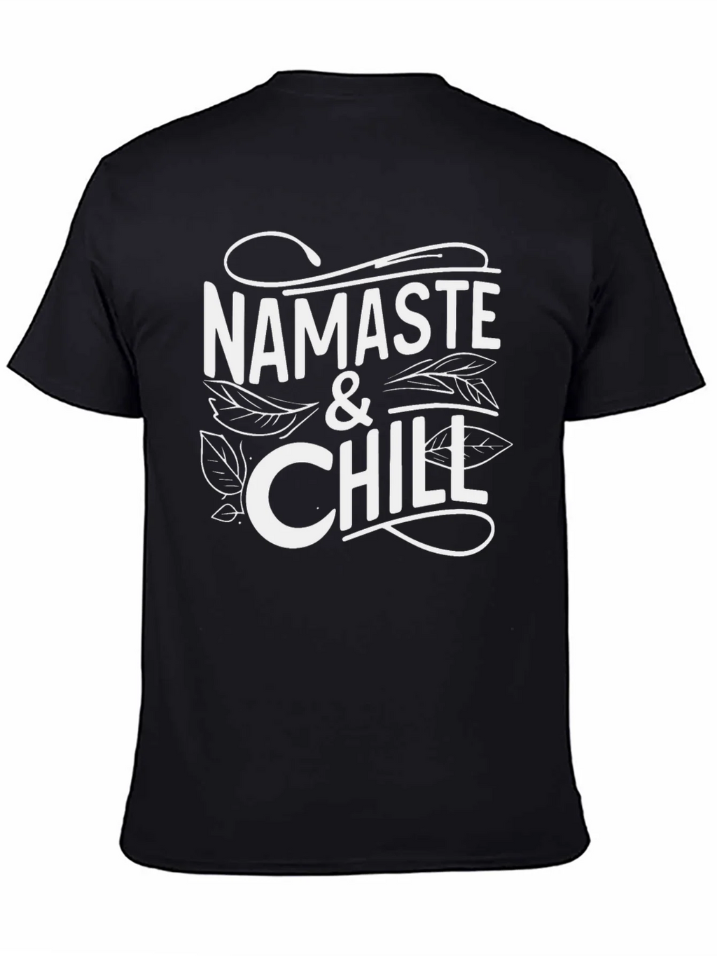 Namaste & Chill Graphic Tee - Relaxed Style