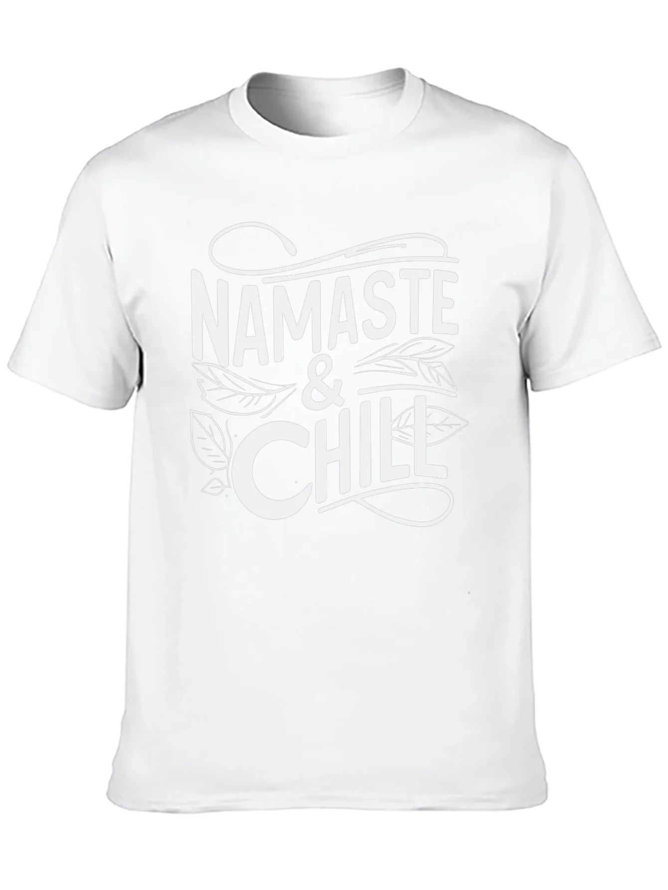 Namaste & Chill Graphic Tee - Relaxed Style