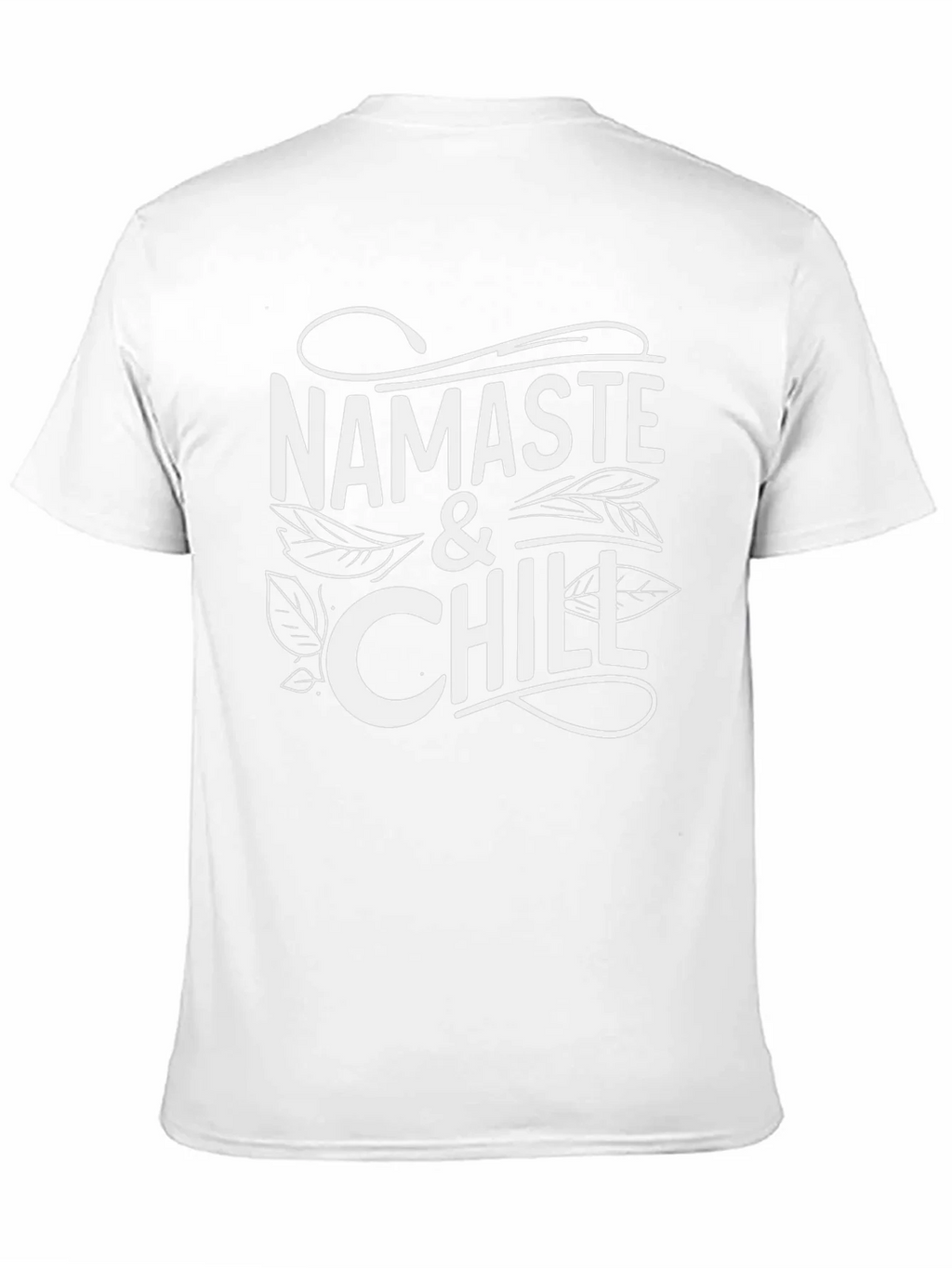 Namaste & Chill Graphic Tee - Relaxed Style