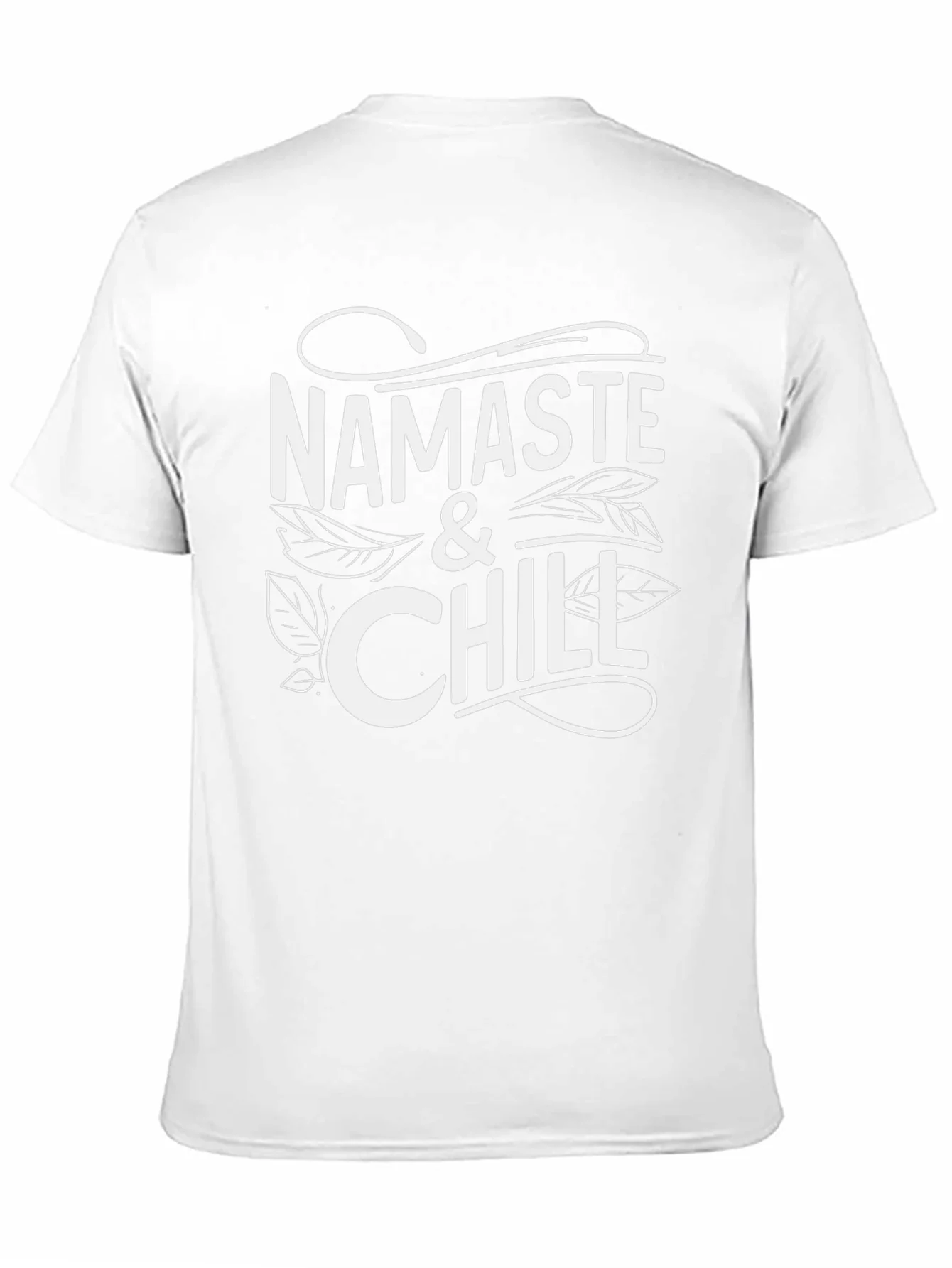 Namaste & Chill Graphic Tee - Relaxed Style