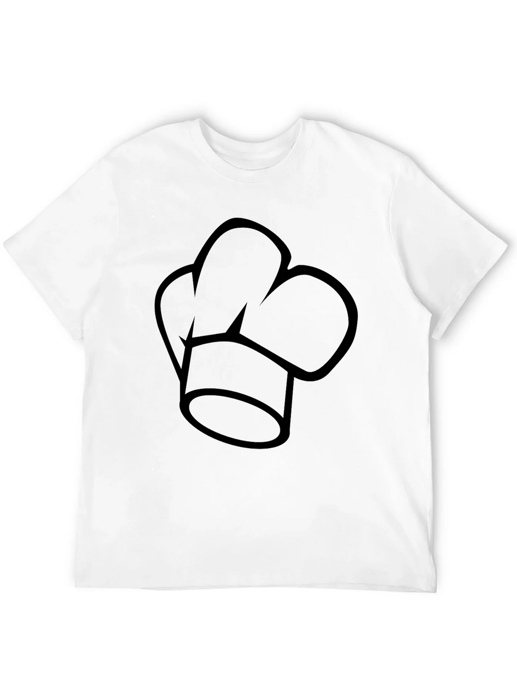 Chef Hat Graphic Black T-Shirt - Culinary Apparel