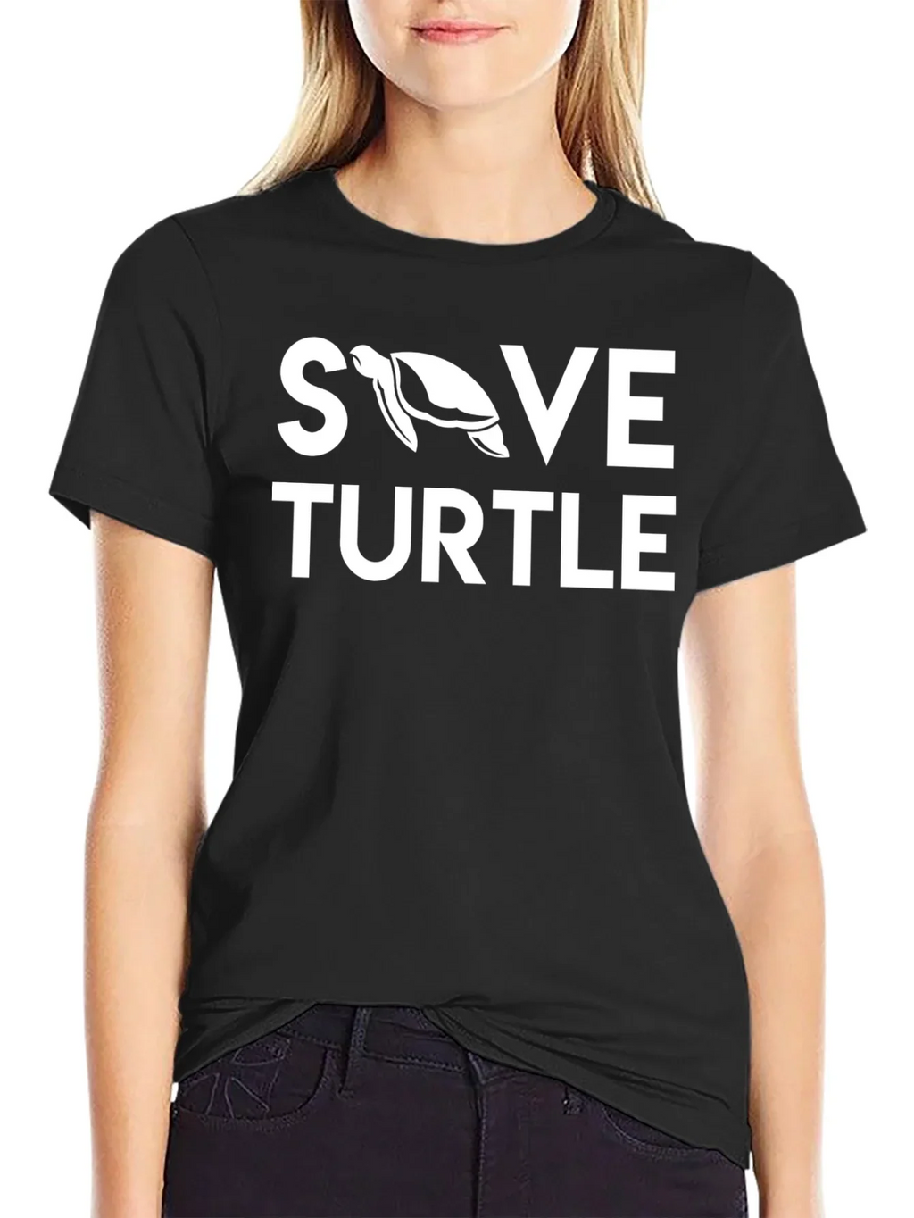 Save Turtle Graphic T-Shirt